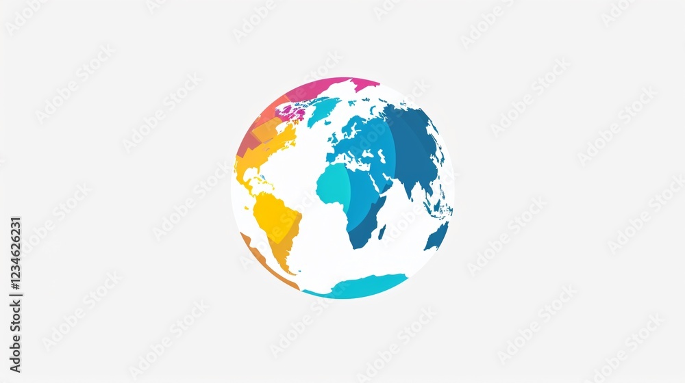 Stunning Earth-Shaped Icon: A Dynamic Visual Element for Your Creative Projects Stunning Earth-Shaped Icon: A Dynamic Visual Element for Your Creative Projects