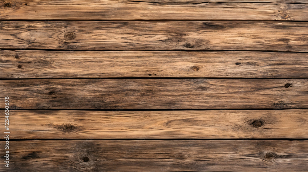 Fototapeta premium Rustic brown wooden planks background texture for design