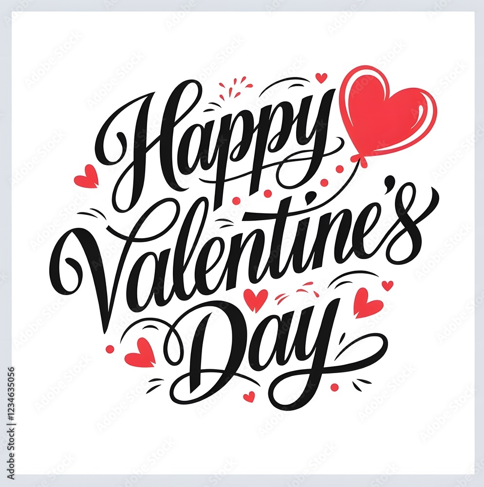 Naklejka premium valentine Day Background