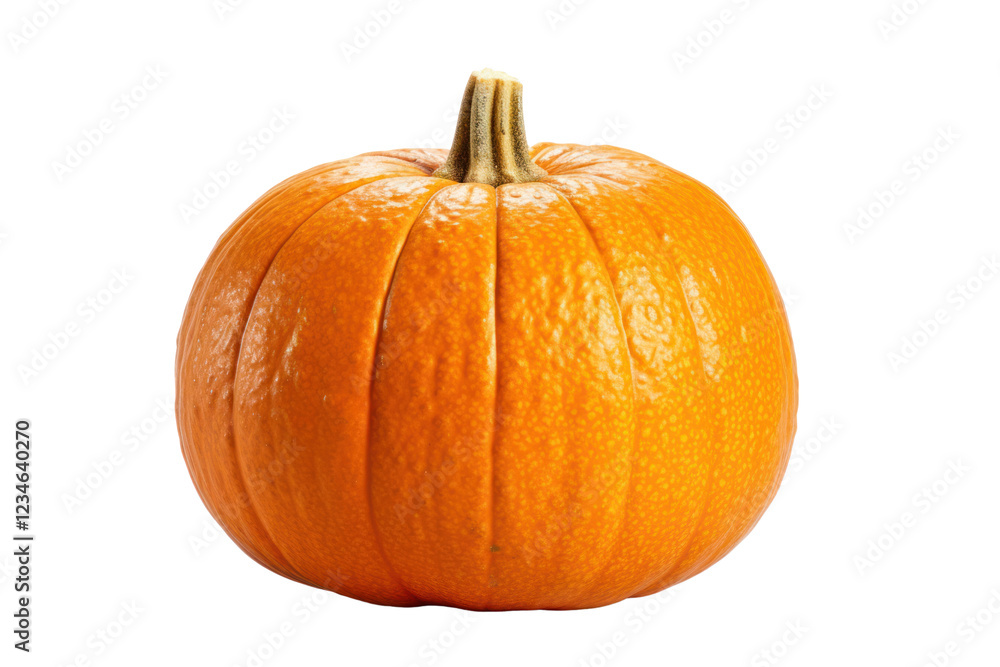 A vibrant orange pumpkin with a smooth, glossy surface, showcasing a slightly ribbed texture around its rounded shape. A vibrant orange pumpkin with a smooth, glossy surface, showcasing a slightly ribbed texture around its rounded shape.