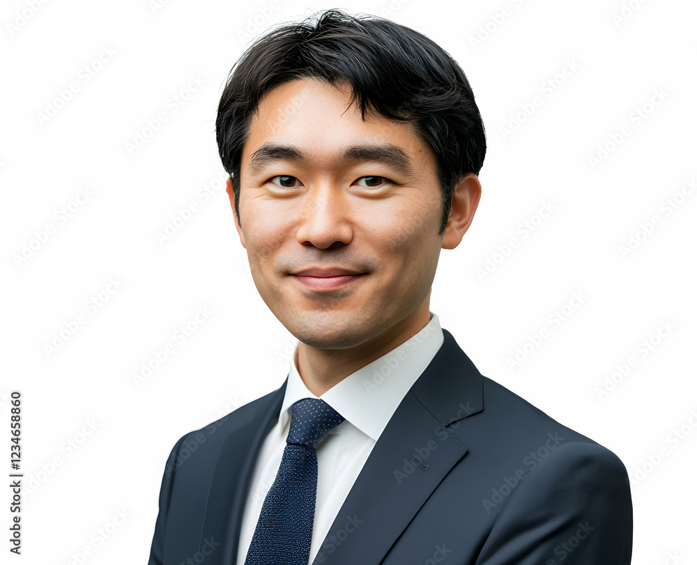 Portrait of a Confident Asian Businessman Portrait of a Confident Asian Businessman