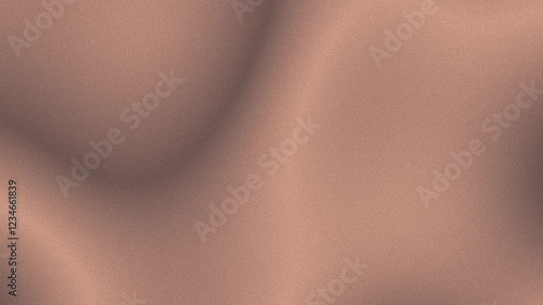 Color of year 2025 mocha mousse abstract motion background. Grainy elegant gradient in coffee cream palette: beige dark chocolate brown chai latte. Fluid motion. Ring shapes morphing. Liquid animation