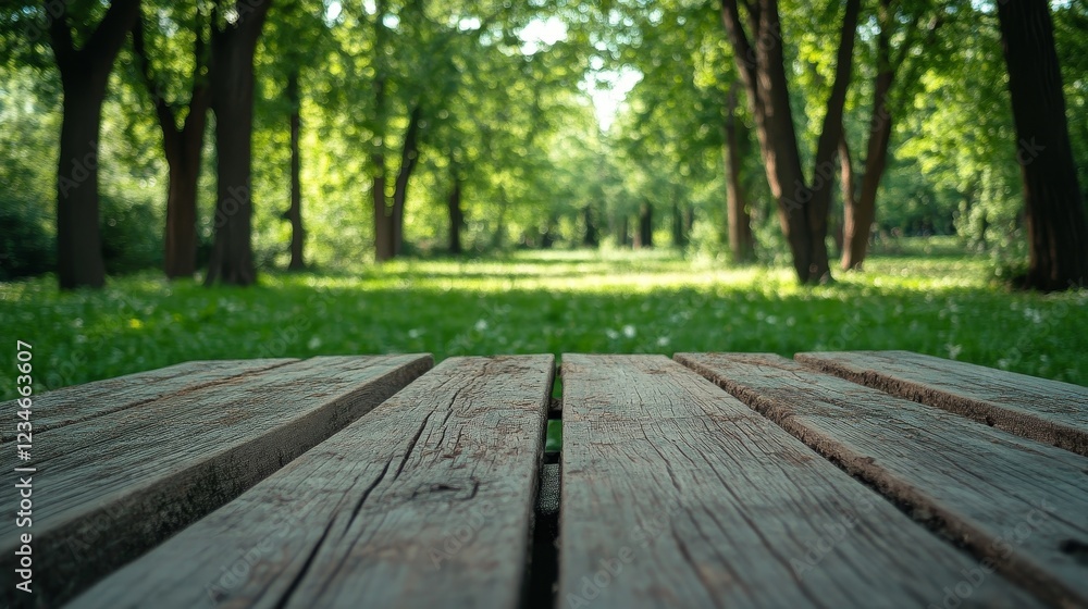 Obraz premium bench in the park