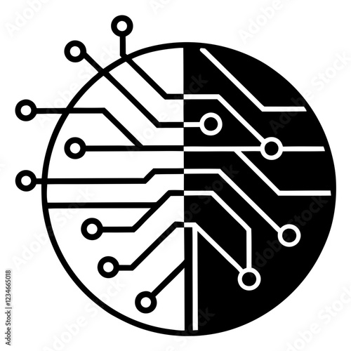 Global Technology Network: Globe & Circuit Board Design photo