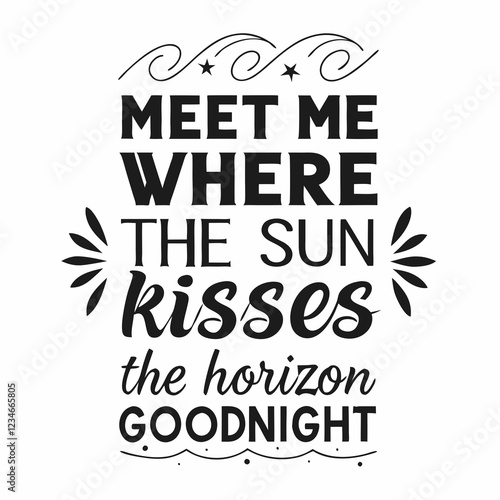 summer sunsets typography t-shirt design