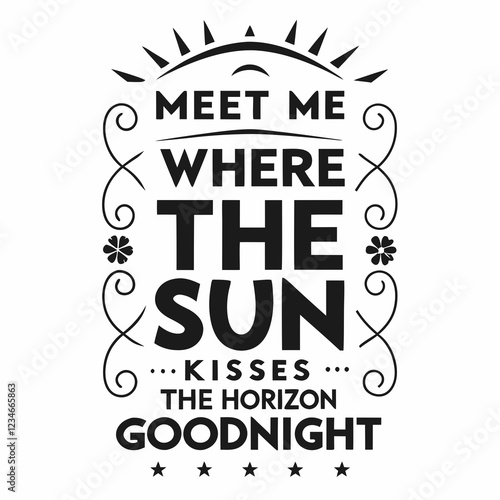 summer sunsets typography t-shirt design