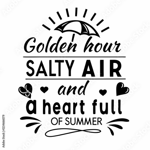 summer sunsets typography t-shirt design