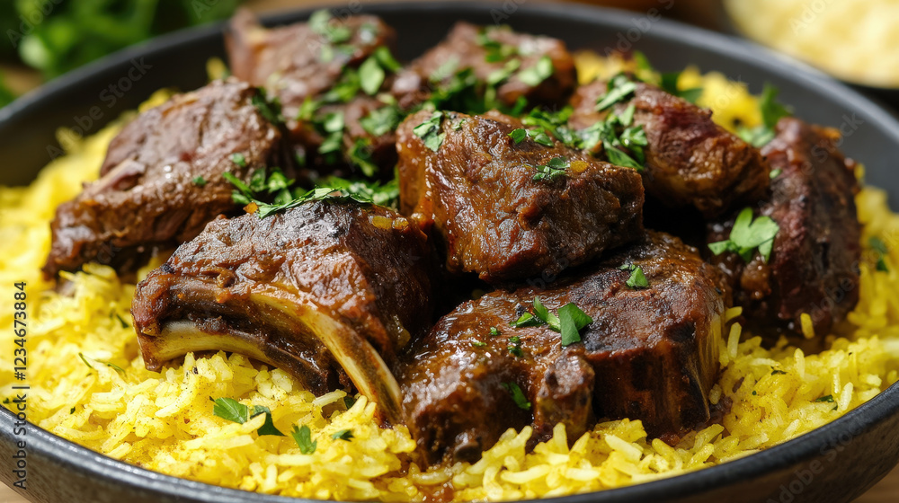 Braised Short Ribs with Saffron Rice Braised Short Ribs with Saffron Rice