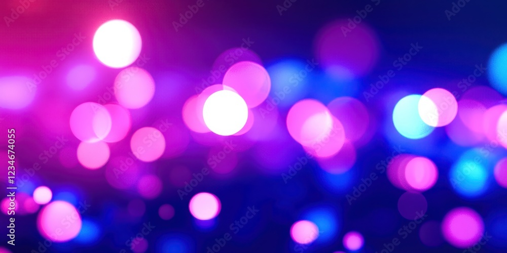 Blurry image of pink and blue lights Blurry image of pink and blue lights
