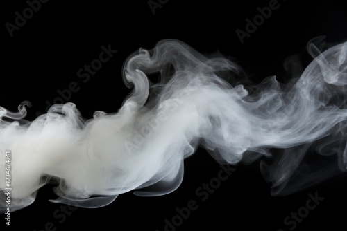 Dry ice fog effect smoke backgrounds black. photo