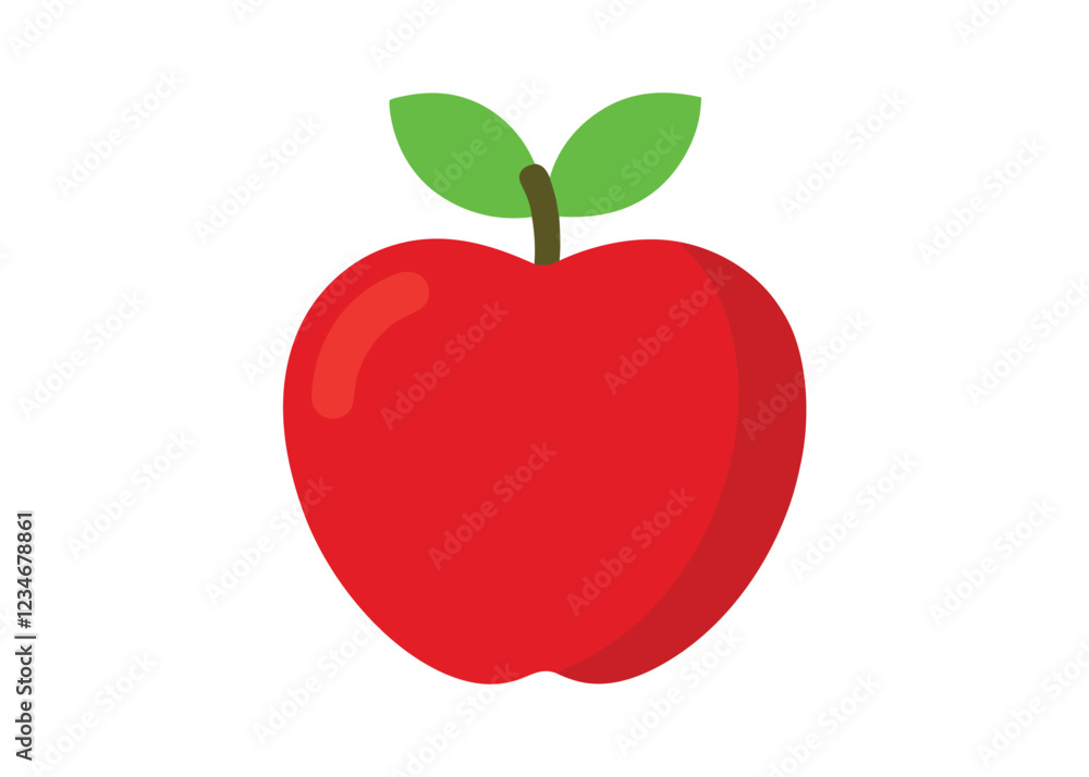 red apple isolated on white red apple isolated on white