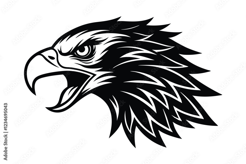 Obraz premium eagle head tattoo