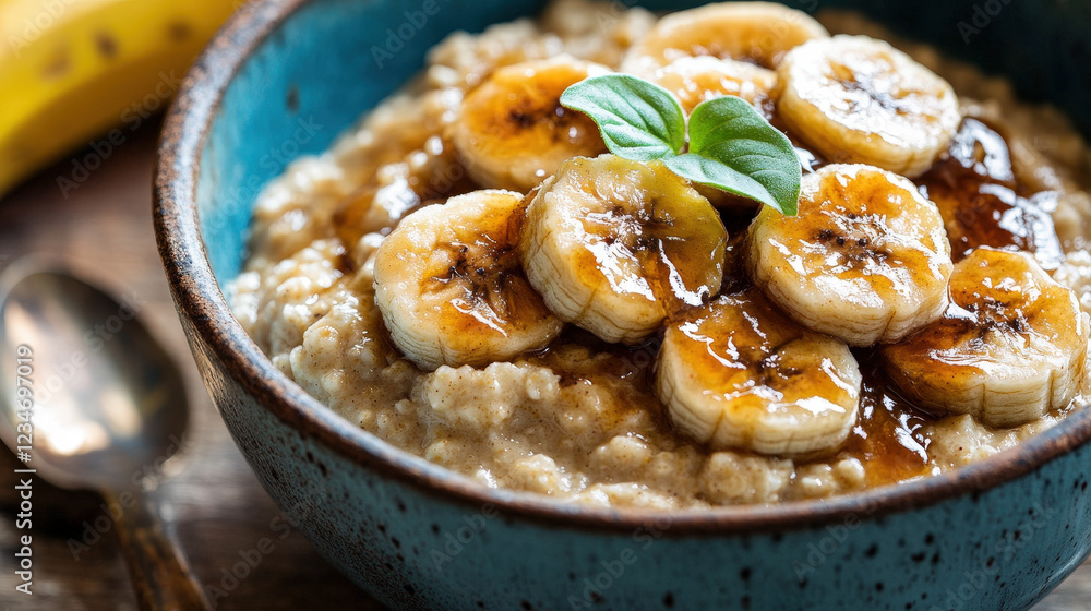 Warm Oatmeal with Caramelized Bananas Warm Oatmeal with Caramelized Bananas