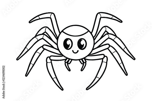 Spider Logo Vector photo