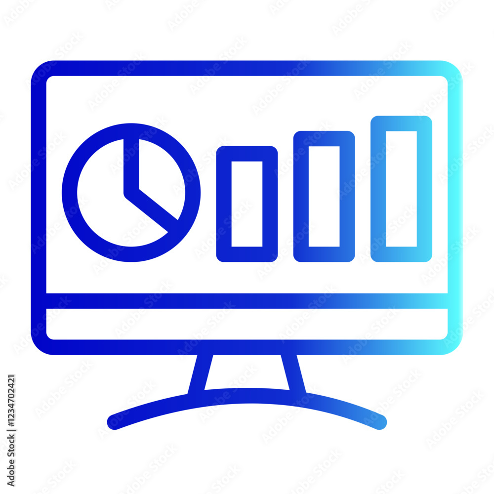 Analysis Icon Outline Gradient Analysis Icon Outline Gradient
