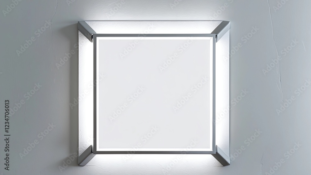 White empty outdoor business signage mock up to add company White empty outdoor business signage mock up to add company