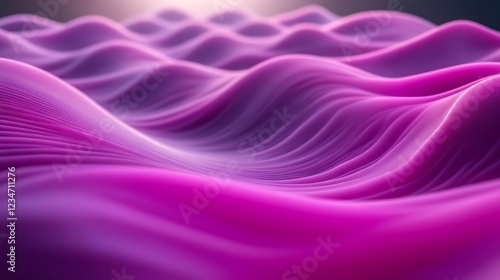 Wallpaper Mural Abstract Purple Waves Flowing Seamlessly Torontodigital.ca