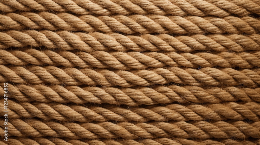 Close-Up View of Textured Rope in Natural Style Suitable for Various Creative Projects and Designs with Warm Tones and Intricate Details Close-Up View of Textured Rope in Natural Style Suitable for Various Creative Projects and Designs with Warm Tones and Intricate Details