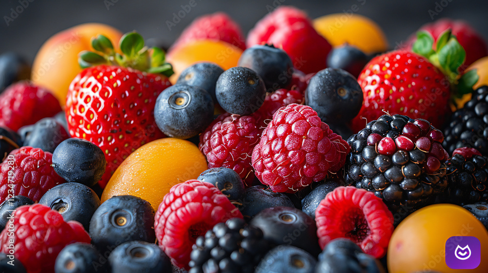 Obraz premium Fresh Mix of Berries