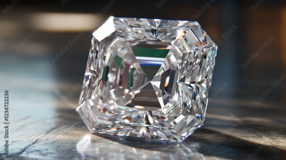 Stunning diamond cut showcase in high-resolution with perfect lighting for visual impact Stunning diamond cut showcase in high-resolution with perfect lighting for visual impact