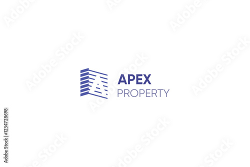 Letter A creative Real estate home development logo