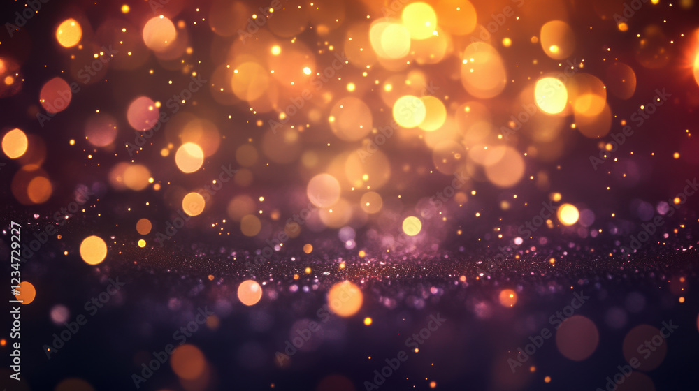 Luxurious bokeh abstract background with warm golden tones and sparkles Luxurious bokeh abstract background with warm golden tones and sparkles