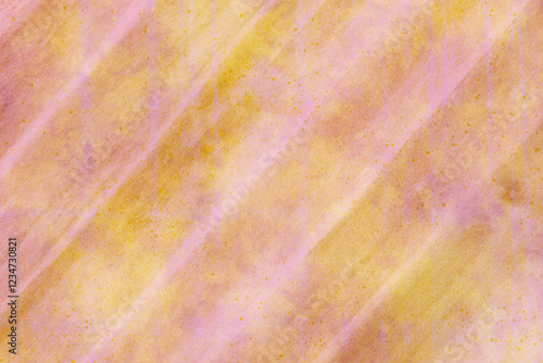 Soft watercolor background with blended pink and yellow textures. Backdrop for design photo