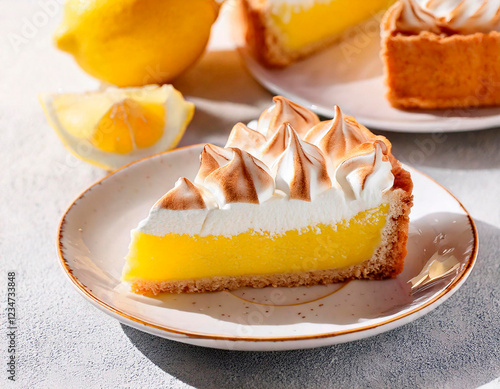 Obraz na płótnie Tarta de limón
