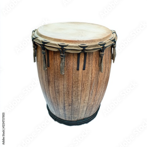  Conga Drum Isolated on White Background photo