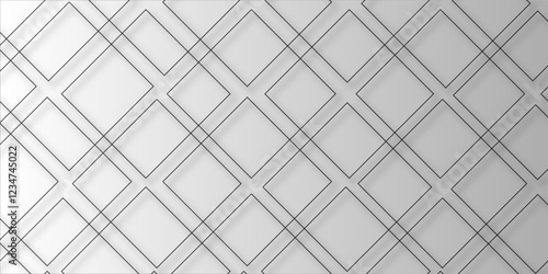 Abstract background with cubes. Modern geometric background. White ceramic brick tile.	
