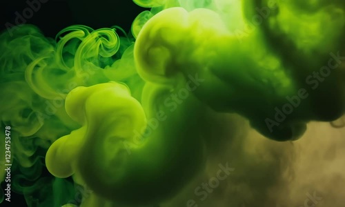 A thick, toxic cloud of green and black poison smoke slowly creeps across the scene