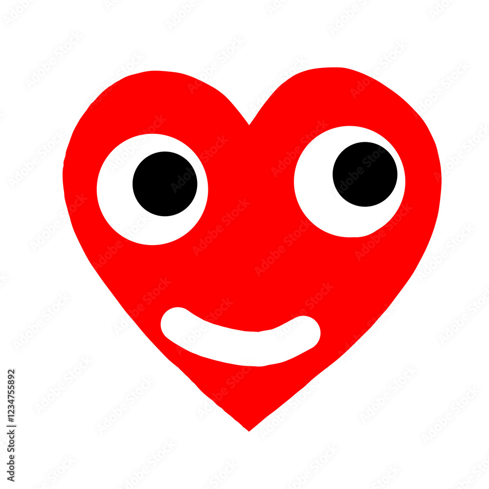 Bright & Playful Heart Reaction – Fun & Cute Illustration for Social Media Bright & Playful Heart Reaction – Fun & Cute Illustration for Social Media