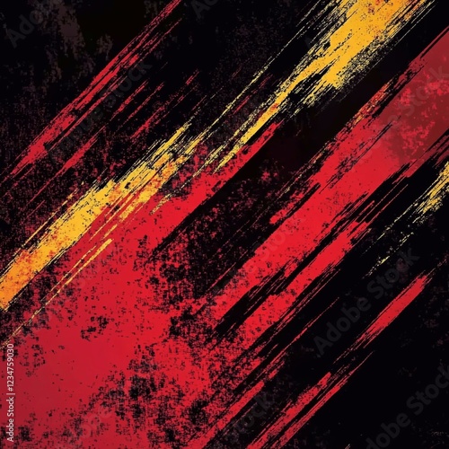abstract grunge background vector, Grainy abstract blurred red black yellow background