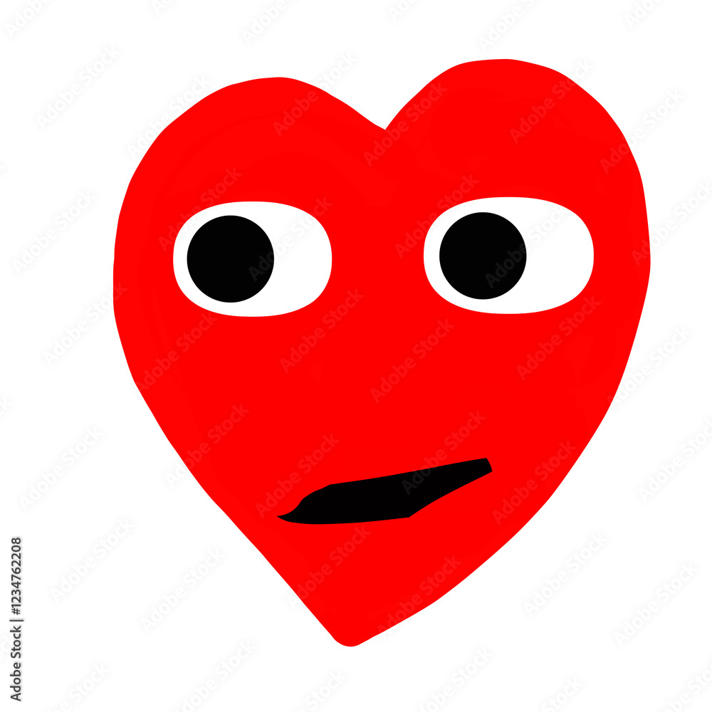 Trendy and modern heart reaction illustration, crafted to stand out in social media posts, digital designs, and romantic projects. Trendy and modern heart reaction illustration, crafted to stand out in social media posts, digital designs, and romantic projects.