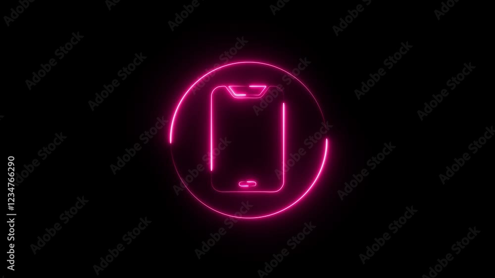mobile phone icon animation, transparent background, alpha channel included. mobile phone icon animation, transparent background, alpha channel included.