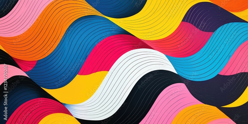 Abstract geometry patterns with vibrant colors. Abstract geometry patterns with vibrant colors.