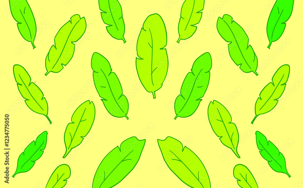 pattern with green peas banana pattern with green peas banana