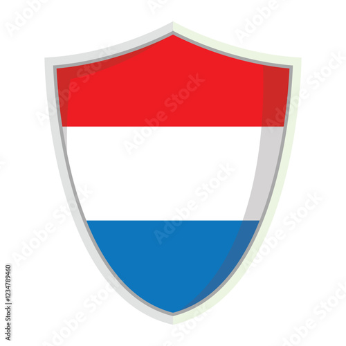 Netherland national flag shield Badge Free Download Netherland national flag shield Badge - GFXLoad