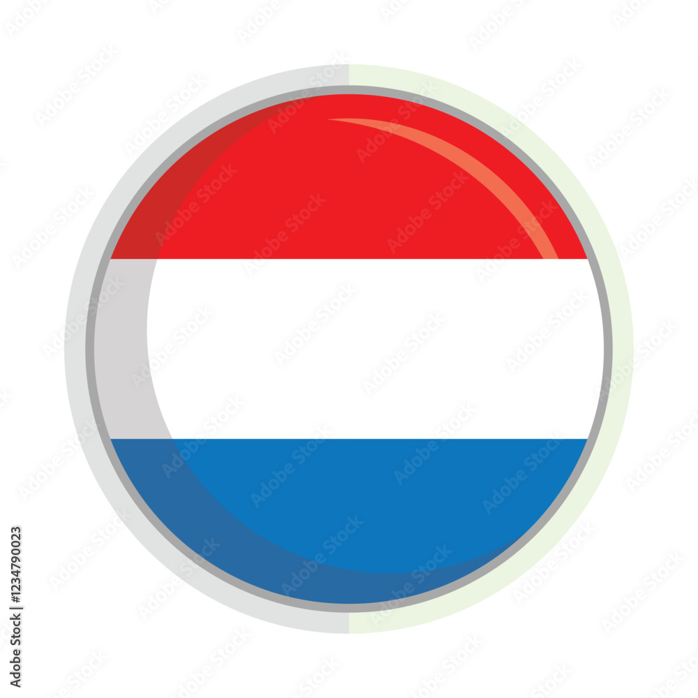 Netherland national flag shield Badge Netherland national flag shield Badge