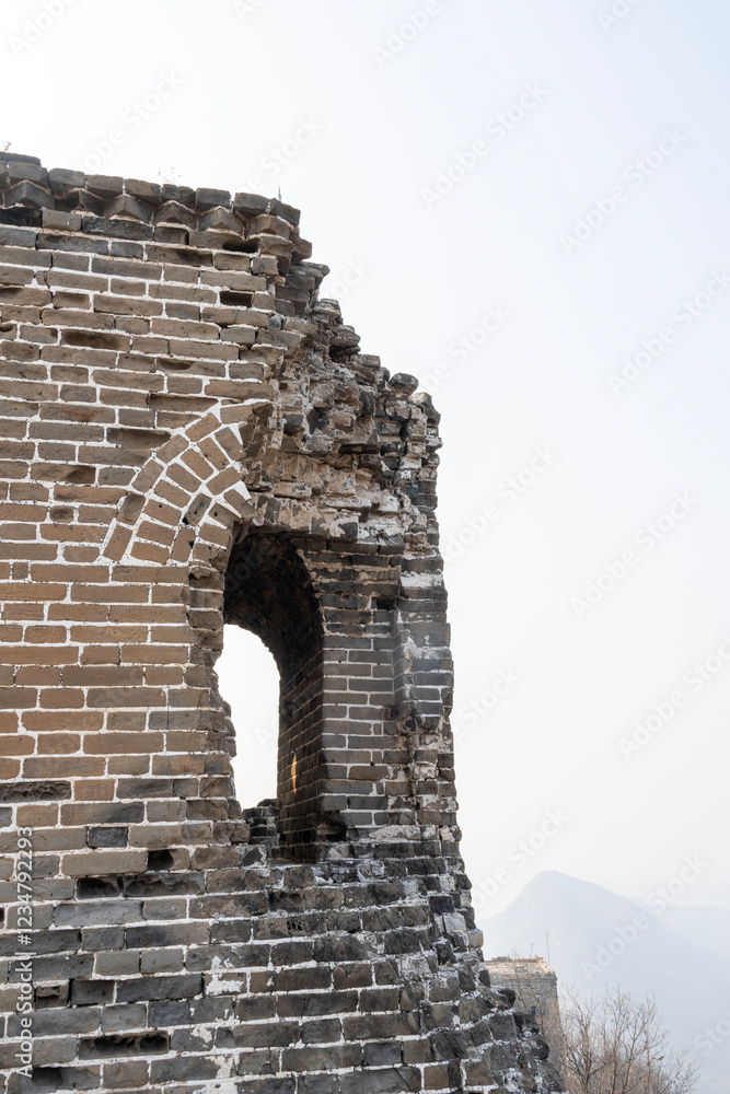 Fototapeta premium Watch tower of Simatai Great Wall in Beijing, China