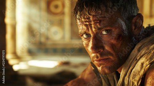 portrait of a roman slave