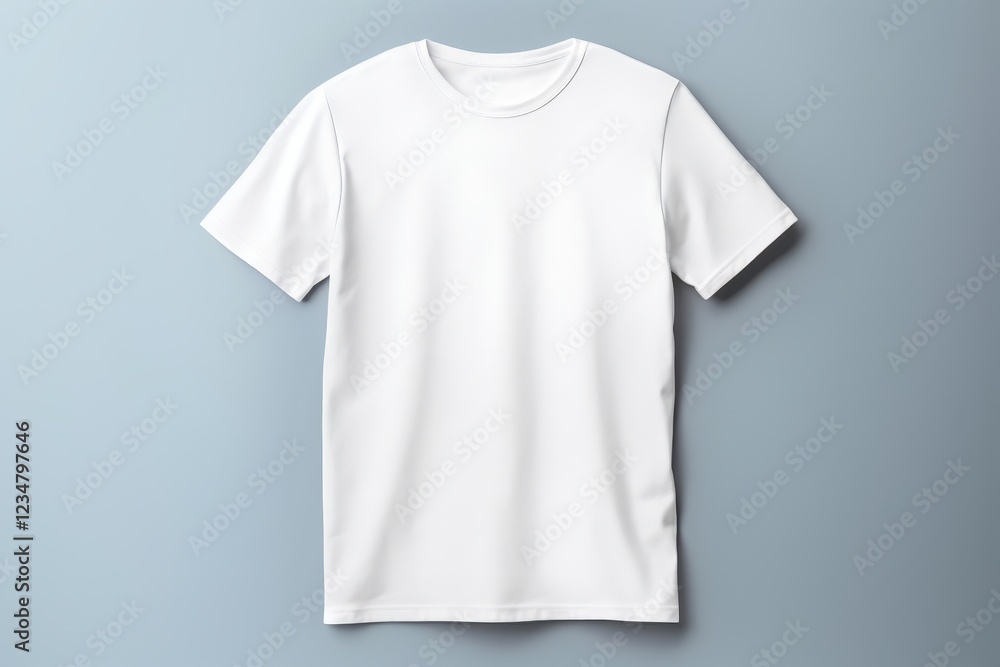 Studio Product Shot of Clean White Shirt on Hollow Background for Fashion, Apparel, and Design Purposes Studio Product Shot of Clean White Shirt on Hollow Background for Fashion, Apparel, and Design Purposes