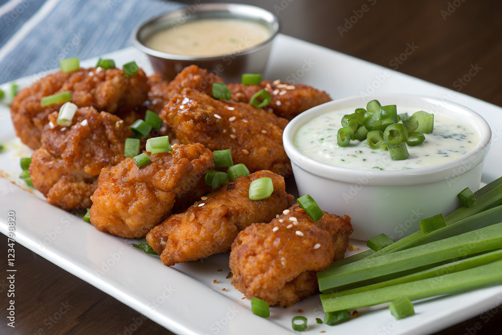 Fototapeta premium boneless wings image
