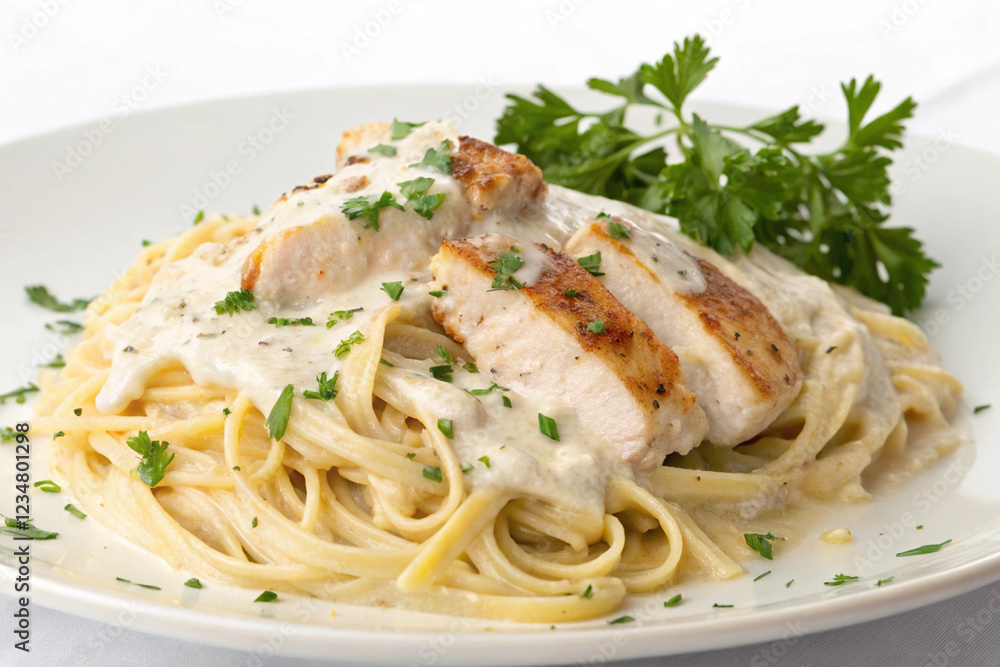 chicken alfredo first food image chicken alfredo first food image