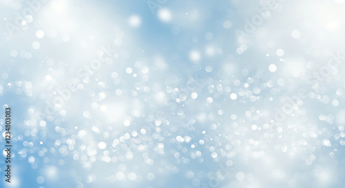 Blue bokeh background
