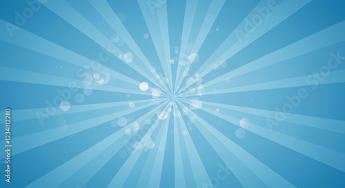 Blue Radiating Rays background