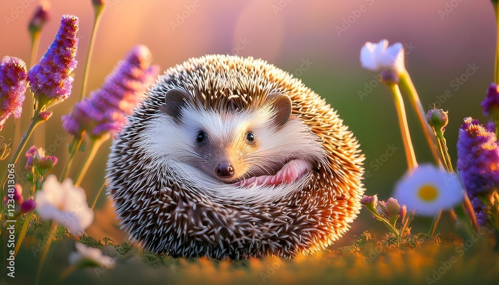 Obraz premium hedgehog in the grass