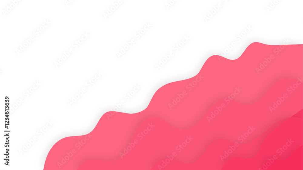 Pink gradient colorful wavy overlapping layers of papercut background. Pink gradient paper cut background. Abstract pink multicolor gradient layer wave 3d cut paper background. Pink gradient colorful wavy overlapping layers of papercut background. Pink gradient paper cut background. Abstract pink multicolor gradient layer wave 3d cut paper background.