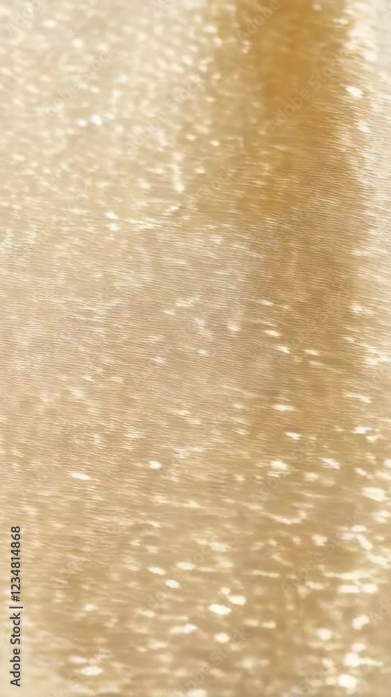 White fabric with gold glitter on it. 4K Video White fabric with gold glitter on it. 4K Video