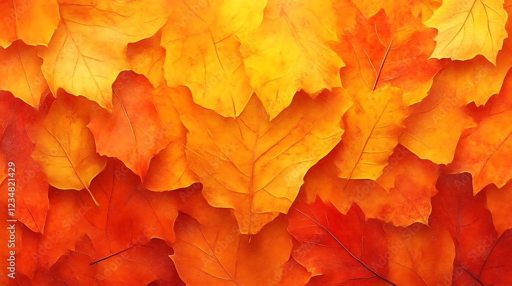 Autumn Leaves Colorful Fall Foliage Background Autumn Leaves Colorful Fall Foliage Background
